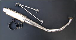 KYMCO Agility125 HPマフラー （adect HP-MUFLER For KYMCO Agility125）