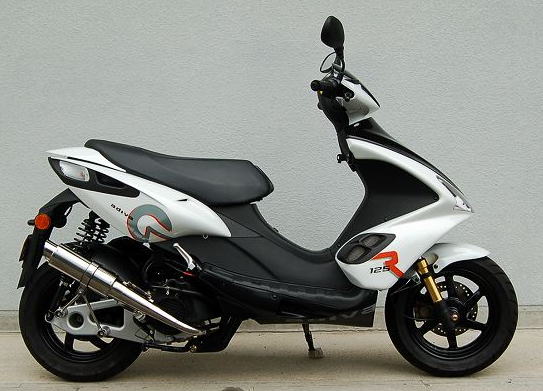 adiva R125 HPマフラー （adect　HP-MUFLER　For　adiva R125）