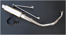 KYMCO Super8 HPマフラー（adect HP-MUFLER For KYMCO Super8）